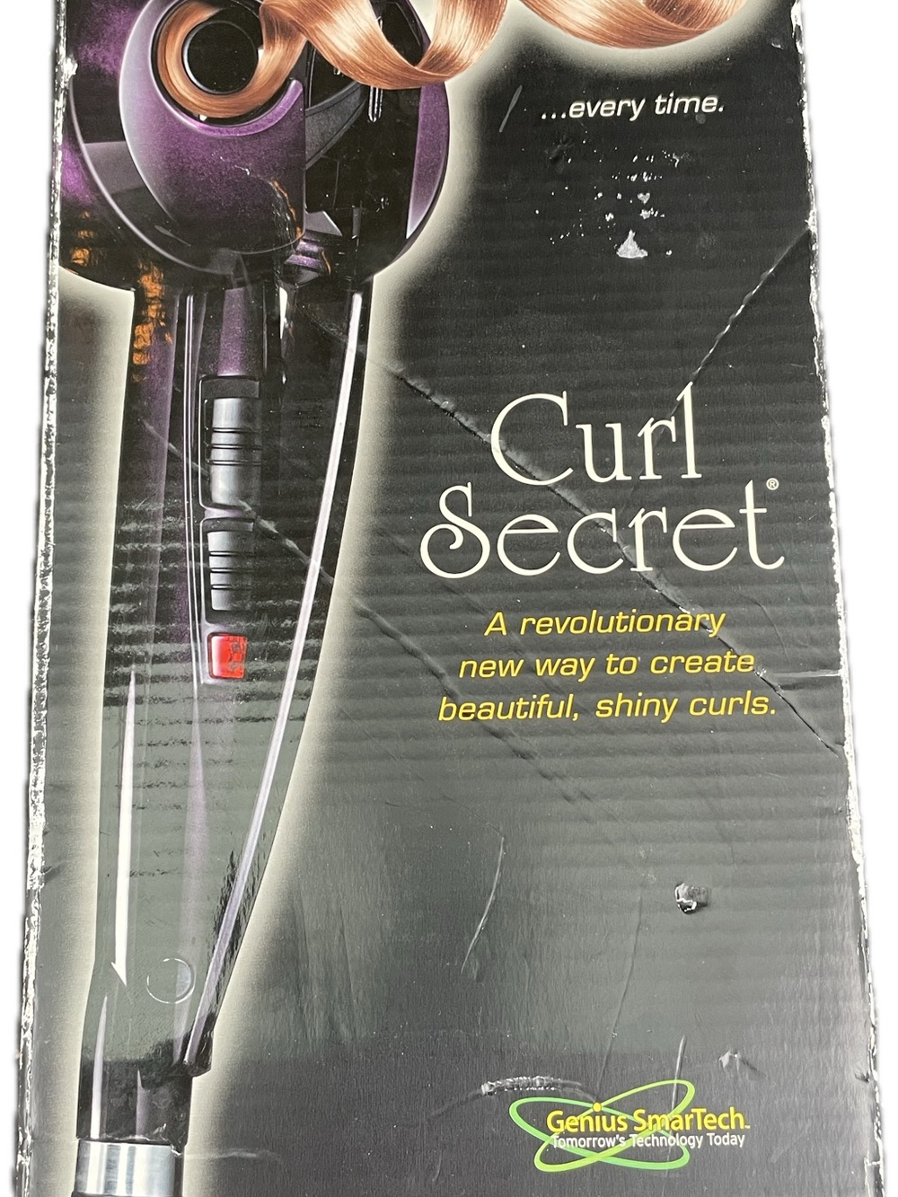 Conair InfinitiPRO Curl Secret Auto Hair Curler NWT Purple Tourmaline Ceramic